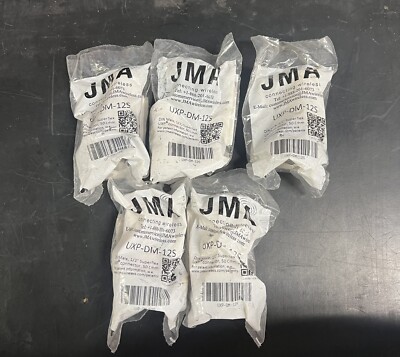 (5) JMA Wireless DIN Male Connectors for 1/2'' Superflex Cable UXP-DM-12S