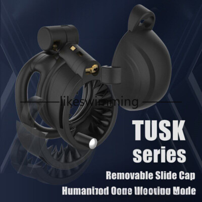 Black Removable Slide Chastity Cage Male Chastity Device Locks Rings Restrain