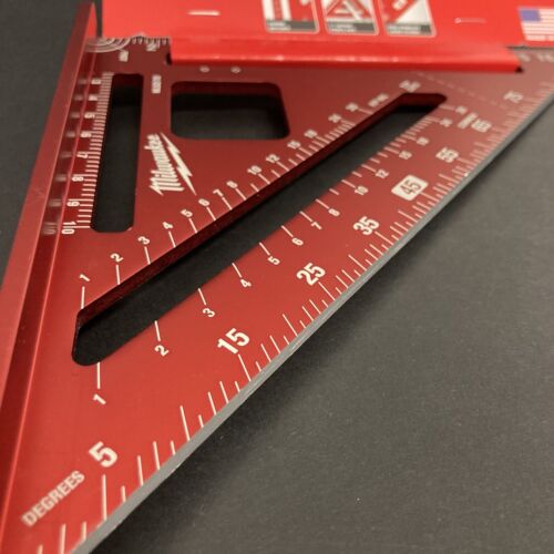 Milwaukee 180mm Sparren Vierkant Laser geätzt Metall Werkzeug Holzbearbeitung Zeichnen NEU - Bild 5 von 14