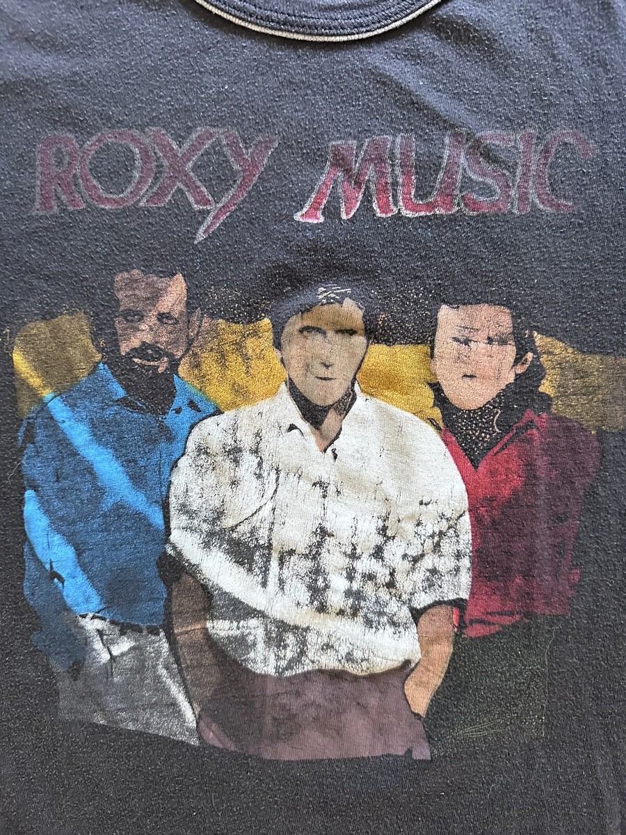 Rare Old Authentically Vintage Roxy Music Bryan Ferry T-Shirt - Mr
