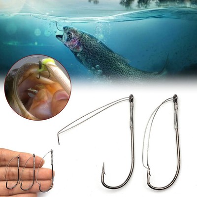Snag Free Weedless Bass Haken f��r verr��ckte Rigging W��rmer und dicke Abdeckun