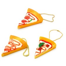 Blind Box Japanese Fake Food Keychain Pizza Backpack Charm 1 Random Toy