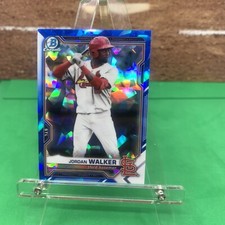 2021 Bowman Draft Sapphire JORDAN WALKER #BDC-187 St Louis Cardinals