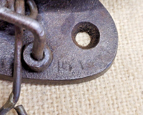 ANTIQUE VICTORIAN - 3.75 INCH IRON FIRE BELL - BOXING BELL - TROLLY BELL - 18OOs - Picture 4 of 7
