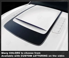 Ford Mustang 2013-2014 Accent Decal Stripe Around Hood Scoop RSH8 (Choose Color)