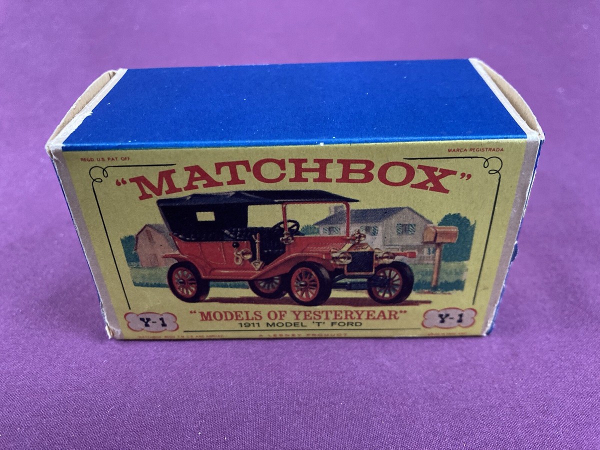 Vintage Matchbox No.Y-1 Models of Yesteryear 1911 Model T Original