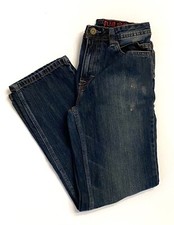 Urban Pipeline Boys Jeans Straight Leg Adjustable Waist Size 14 Slim Fit Indigo