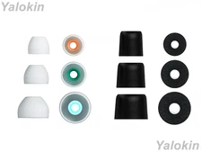 12pcs (WHB-BMF) Hybrid & Memory Foam Eartips for Sony True Wireless Earphones