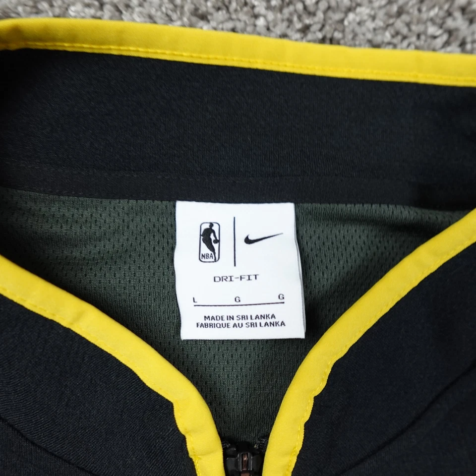 Golden State Warriors 1/4 Zip Pullover Mens Large Nike Dri Fit NBA City Edition - Image 4 of 4