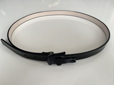 LACOSTE Black Patent Leather Woman display picture 3