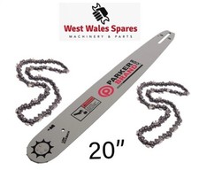20" Bar & 2 x Chain Pack Parker Brand 20" Petrol Chainsaw PCS-5800 PCS-6200 76DL