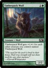 Timberpack Wolf ~ Lightly Played Magic 2013 M13 MTG Magic UltimateMTG Green Card