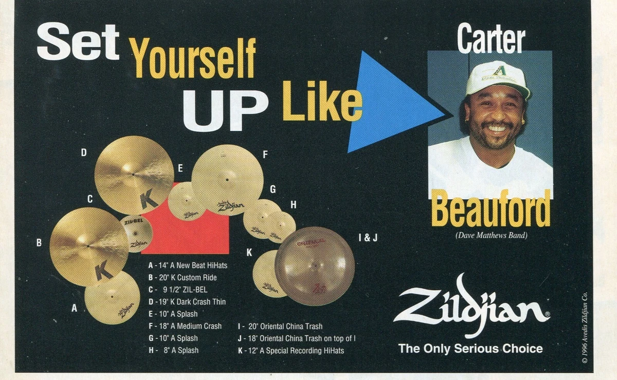 Carter beauford drum set deals