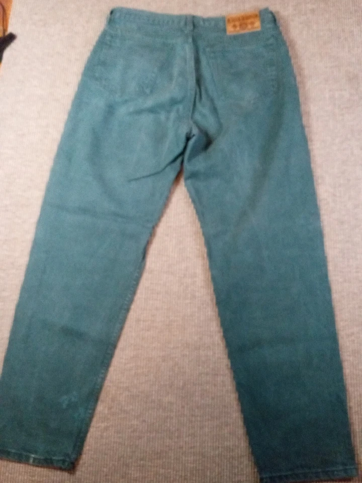 Pantalones de mezclilla para hombre John Henry verde 32-30  Foto 4 de 4