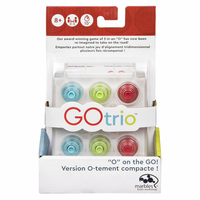 GOtrio O On the Go! Travel Puzzle Game MARBLES BRAIN WORKSHOP NEW