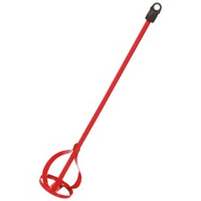 Electric Drill Mixer Red Paint Stirring Rod for Mud Cement and Putty Powder