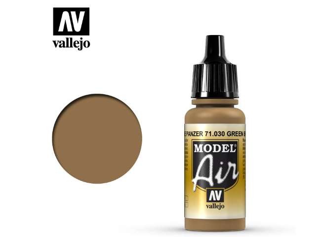 Vallejo VAMA030 17ml - Model Air - 030  Green Brown