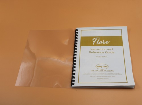 Baby Lock Ventune BMVT10 Instruction Manual Color Protective Covers 200 pages - Photo 2 sur 8