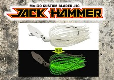 GLOW IN THE DARK RUBBER Evergreen Jack Hammer #55 SECRET WHITE Chatterbait JDM