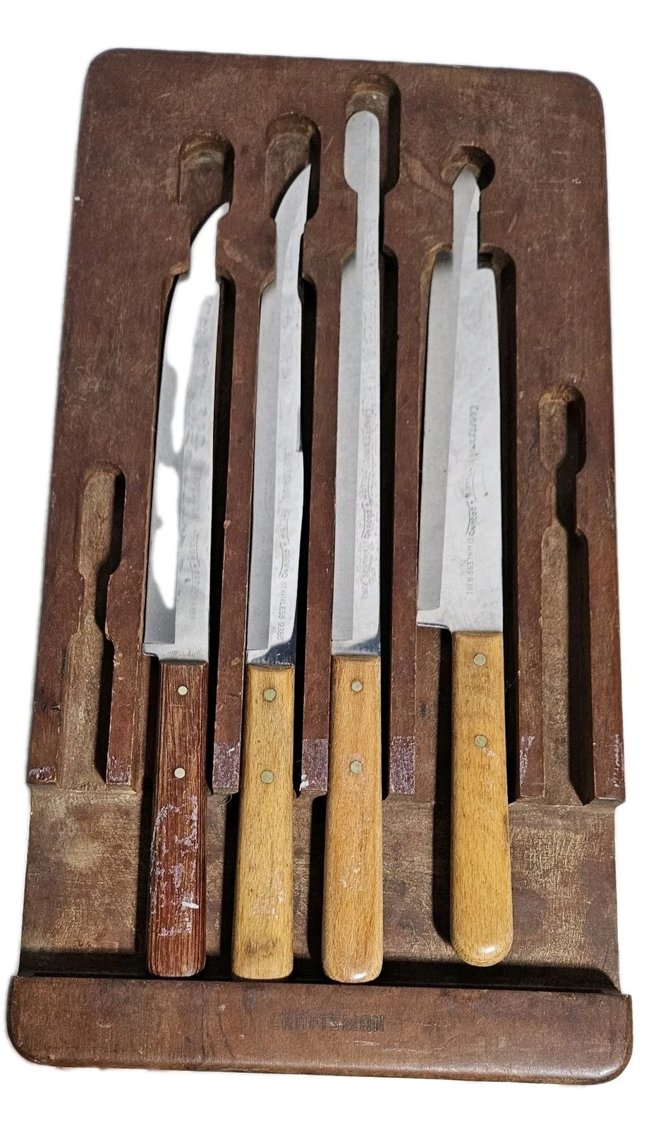 Vintage Kitchen Craftsman 4 Knife Set Wood Case HOLLOW GROUND Stainless Steel
Opens in a new window