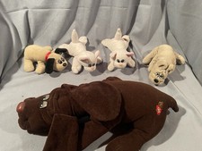 Lot 5 Tonka Pound Puppies Cat Dog Kittens Purries VTG Vintage