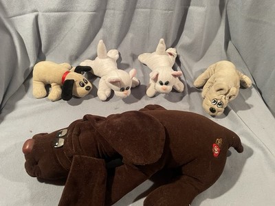 Lot 5 Tonka Pound Puppies Cat Dog Kittens Purries VTG Vintage