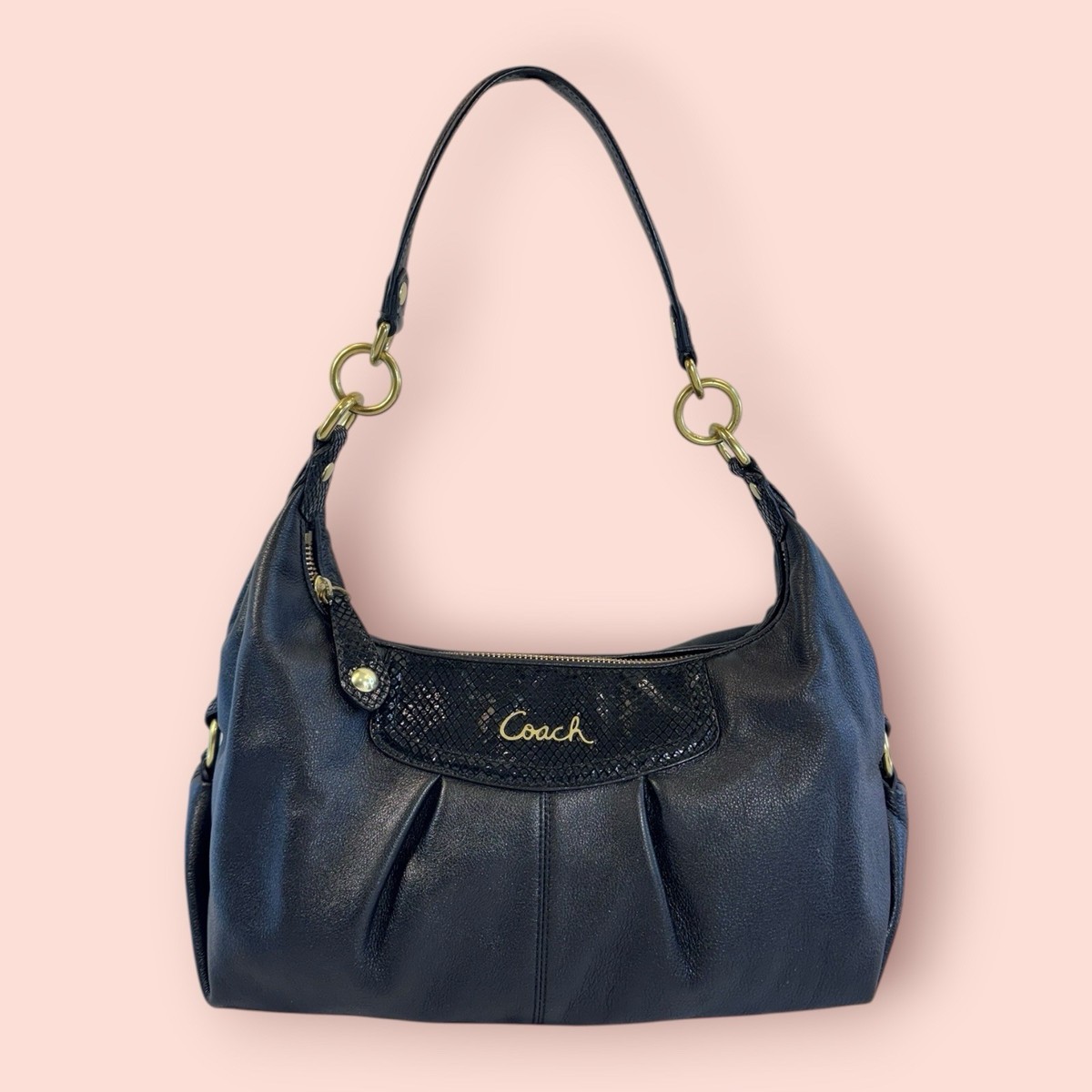 COACH Y2K Vintage Ashley Luxury Designer Leather Slouchy Hobo
