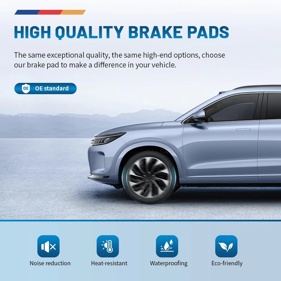 Kit de pastillas de freno de disco cerámicas delanteras y traseras para Chevrolet CT6 Camaro 2016-2022 Foto 4 de 4