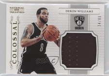 2012 Panini National Treasures Colossal Materials 34/99 Deron Williams #16 p0y
