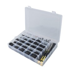 32 Size 1540 Pcs Rubber O-Ring Assortment Kit with Pick  Hook Set OD:4-50mm