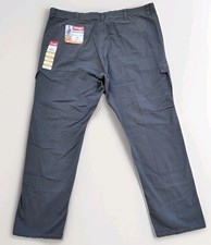 Wrangler Men s Cargo Pants w Stretch Relaxed Fit Anthracite gray 44x32