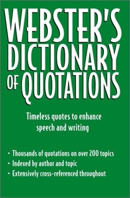 Webster's Dictionary of Quotations - Strumpf, Michael - Good - See condition...