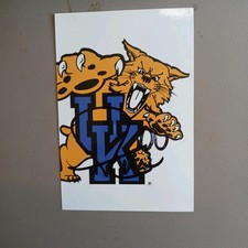 Tony Delk Autographed 4x6 photo Kentucky Wildcats Basketball 