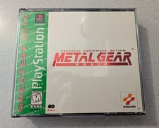 Metal Gear Solid -Greatest Hits (Sony PlayStation 1, 1999) - CIB Complete in Box