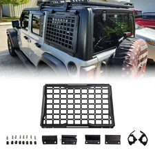 Rear Window Storage Molle Panel Accessories Fits 2018-2023 Jeep Wrangler JL