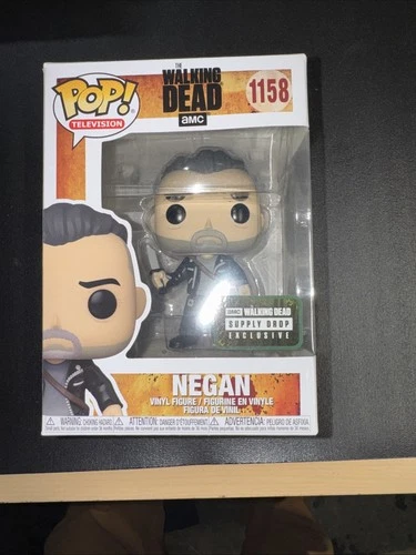 Funko Pop Vinyl Figure The Walking Dead #1158 Negan Supply Drop Exclusive