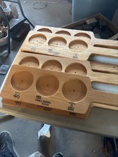 6 WHISKEY SAMPLER PADDLES-COMMERCIAL QUALITY-GENTLY USED-AWESOME SUBJECT MATTER