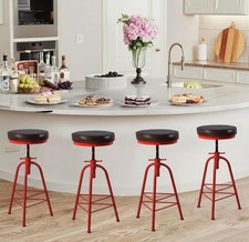 Antique Industrial Design Metal Adjustable Height Bar Stool