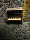 Vintage Upright Piano Pencil Sharpener Die-Cast Miniature Antique Bronze Tone — photo 5