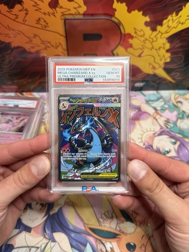 PSA 10 Charizard X Ex 023 Black Star Promo Mega Evolution UPC 2025 English