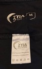 ZYIA ACTIVE BLACK LINED RUNNING SHORTS - SIZE MEDIUM — photo 2