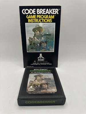 Codebreaker Atari 2600 CX2643 w/ manual