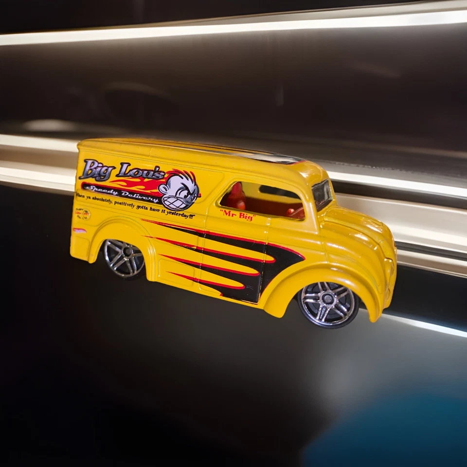 Hot Wheels желтый черный грузовик для доставки молочных продуктов чехол Lou's Speedy So Cal «Mr Big» - Изображение 3 из 4
