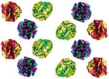 Original Mylar Crinkle Balls Cat Toys - 12 Pack