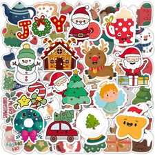 Xmas Games Crafts, 100PCS Christmas Stickers, Stocking Stuffers for Kids