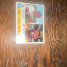 Topps 1978 Batting Leaders Rod Carew Dave Parker #1 MLB Baseball Card