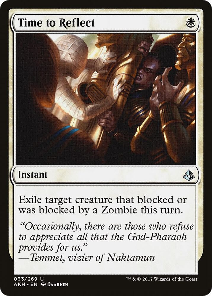 Time to Reflect 33 Uncommon Amonkhet Magic: The Gathering Lightly Played
