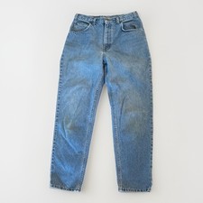 Vintage Bugle Boy Jeans Med Wash Straight Leg Denim Pants 32x30 Made In USA 311