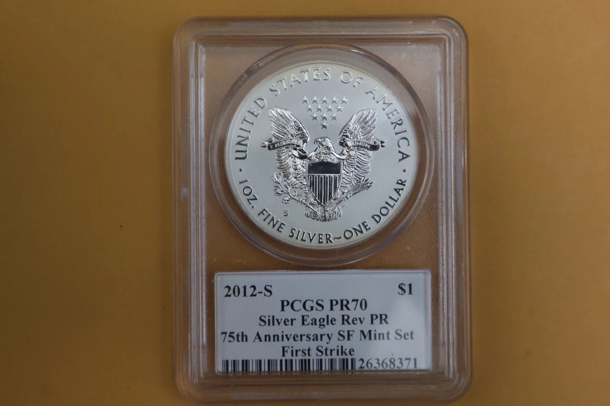 2012 イーグル銀貨 PCGS MS70 first strike 【公式通販】