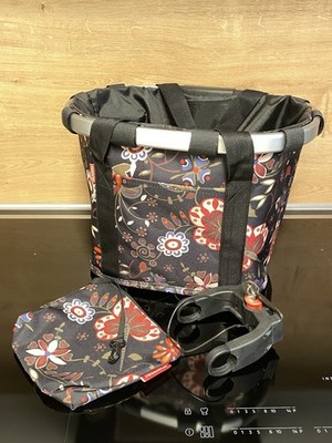 Klickfix Fahrrad Tasche Bikebasket 0303F0L Bike  Reisenthel e bike happy flowers